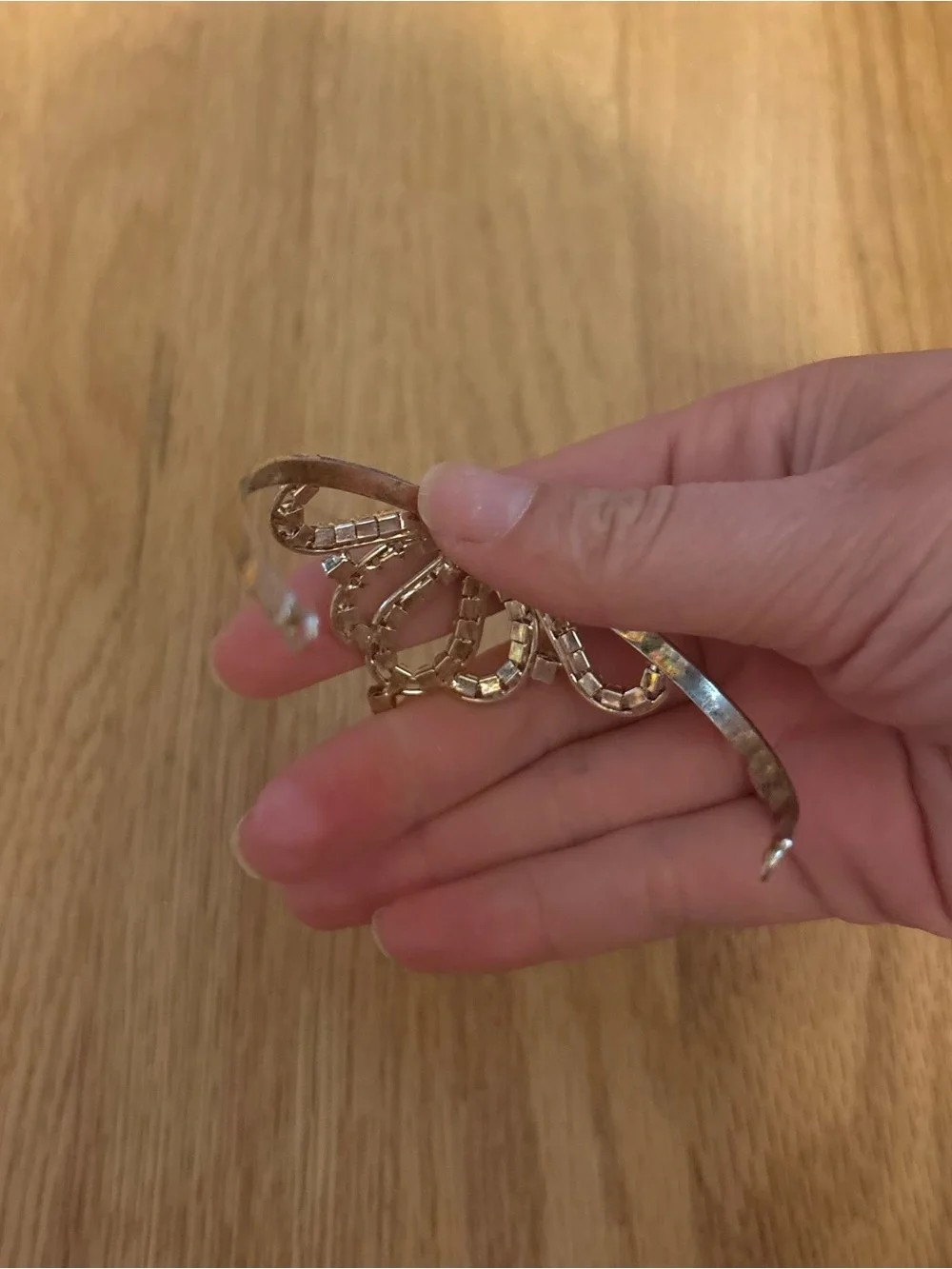 Disney Bibbidi Bobbidi Boutique Mini Tiara Hair Clip with Iridescent Rhinestones